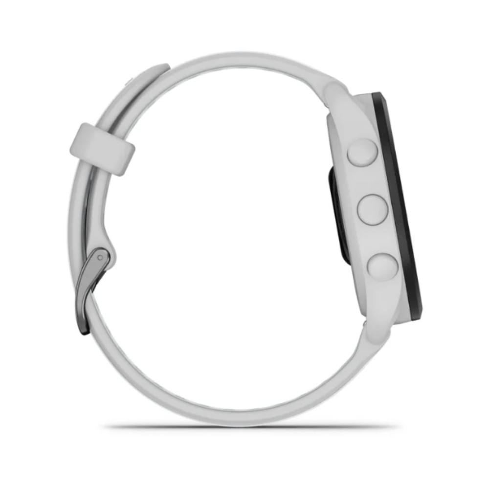 Encontraproduto.com.br - Garmin Relógio Forerunner 165 Branco 43mm com Monitor Cardíaco de Pulso e GPS