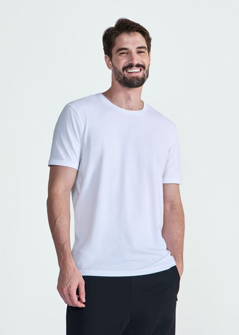 Camiseta Masculina Stretch Pima