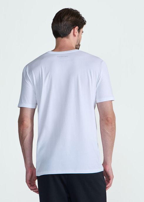Camiseta Masculina Manga Curta Stretch Pima