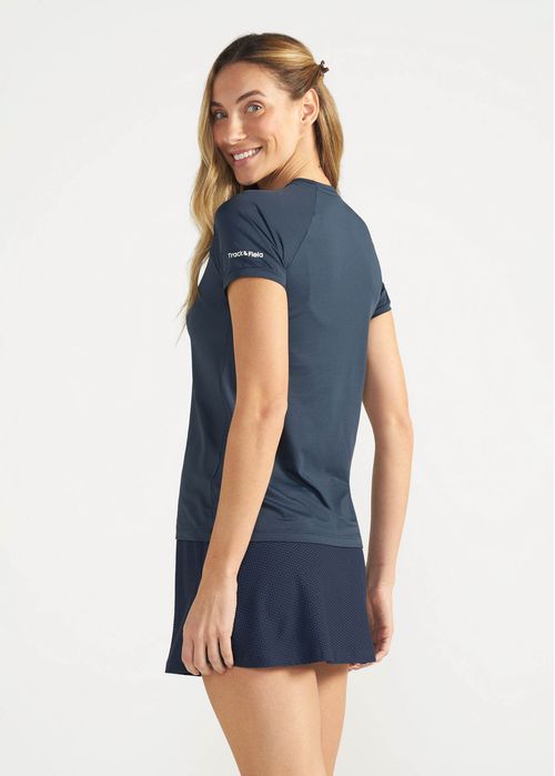 Camiseta Feminina Manga Curta Uv Mesh