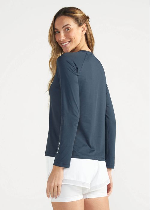 Camiseta Feminina Manga Longa Uv Mesh