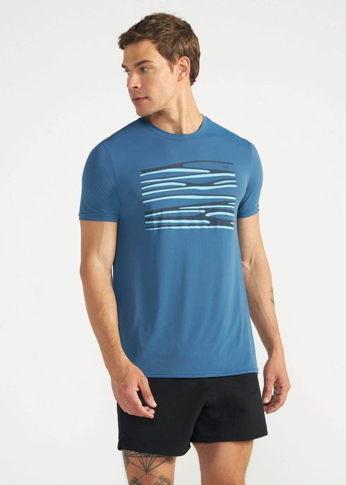 Camiseta  Masculina  Manga Curta Thermodry  Reflexo
