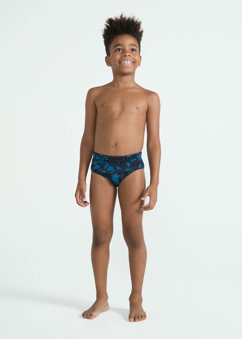 Sunga Infantil Estampada Larga