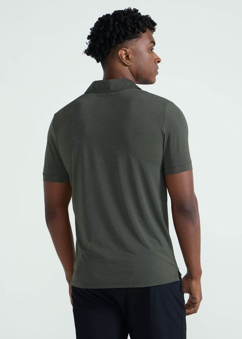 Polo Masculina Slim Mesh
