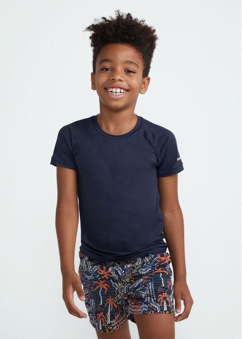 Camiseta Infantil Unissex Manga Curta Uv
