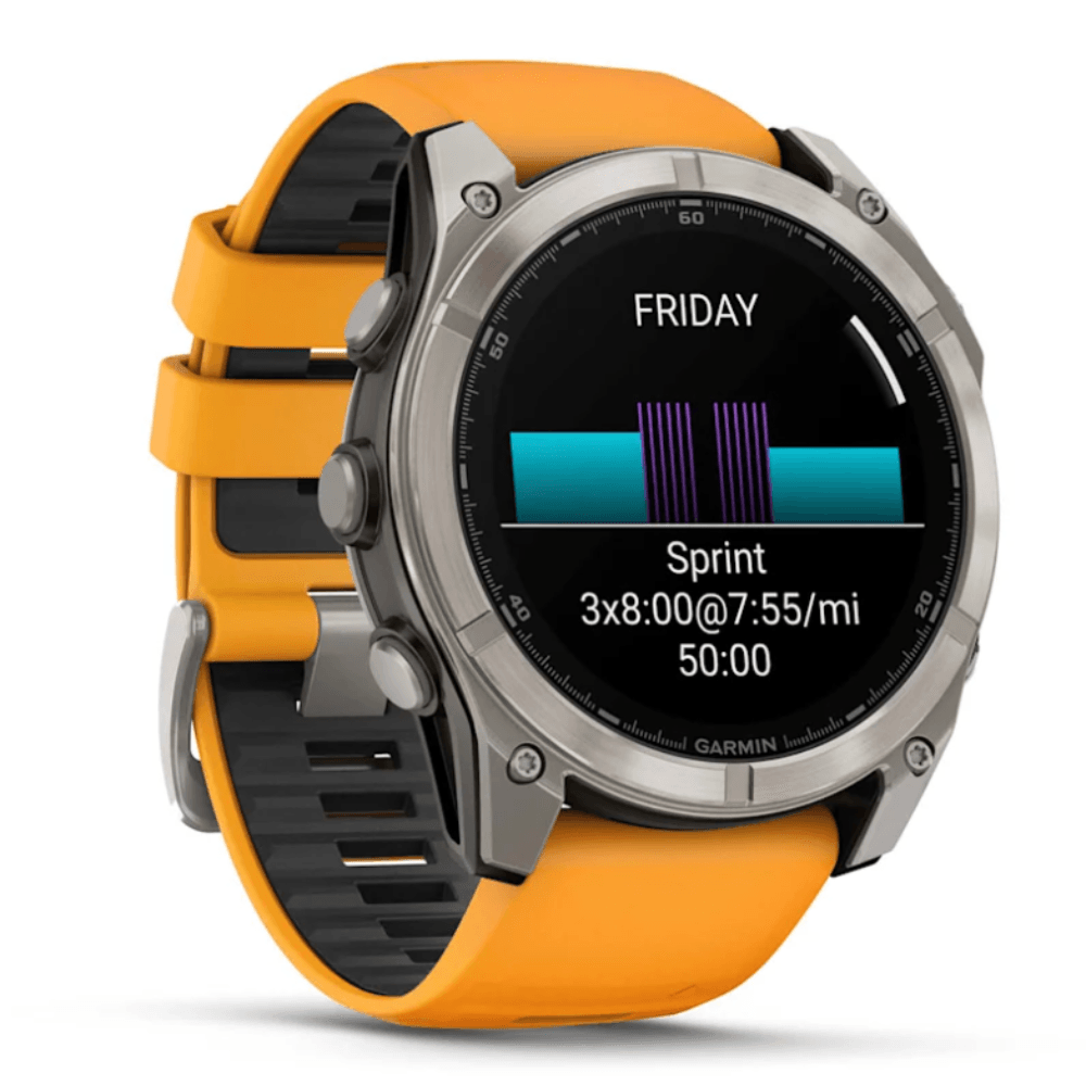 Garmin Fenix 8X Safira Titânio 51 mm| TFmall - Track&Field