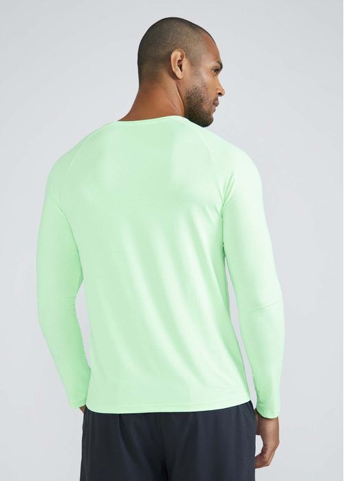 Camiseta Masculina Manga Longa Uv Mesh