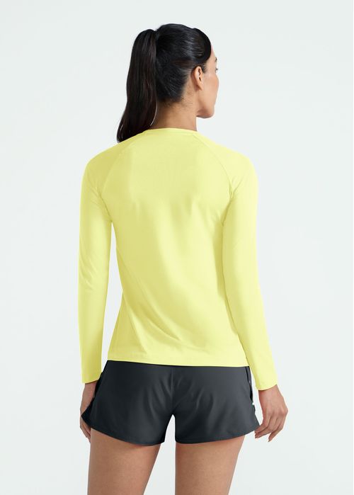 Camiseta Feminina Manga Longa Uv Mesh