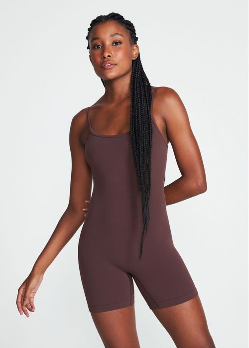 Macacão Feminino Curto Skin Ribana