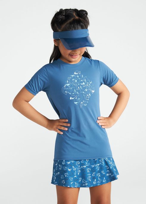 Camiseta Infantil Feminina Manga Curta Animais
