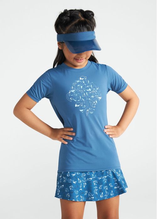 Camiseta Infantil Feminina Manga Curta Animais