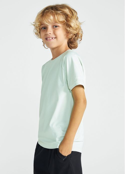 Camiseta Unissex Infantil Manga Curta Uv Mesh