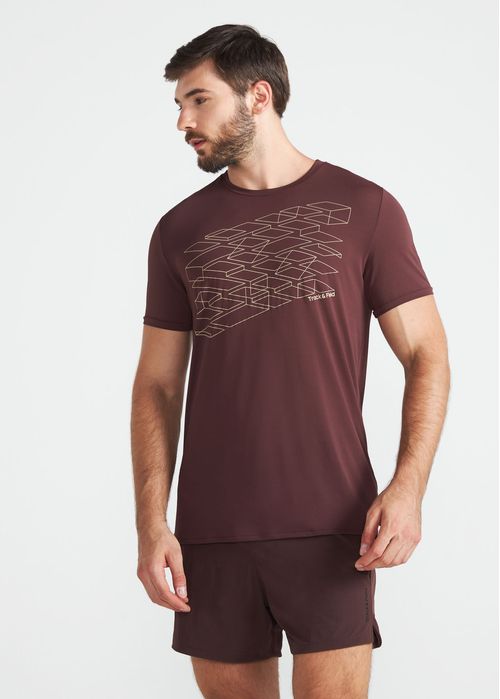 Camiseta Masculina Manga Curta Thermodry Estruturas