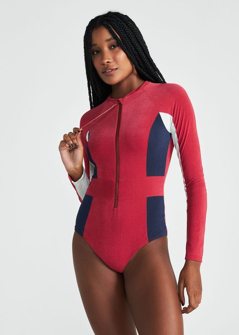 Maiô Manga Longa Uv Block