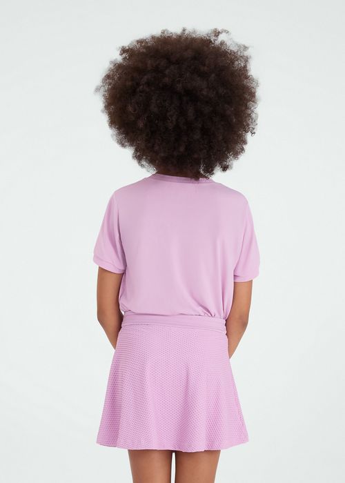 Camiseta Infantil Feminina Manga Curta Thermodry Pespontos