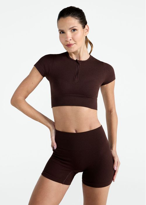 Camiseta Feminina Manga Curta Skin Cropped