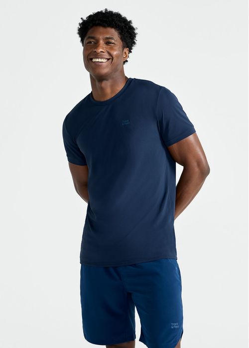 Camiseta Masculina Manga Curta Thermodry Brasão