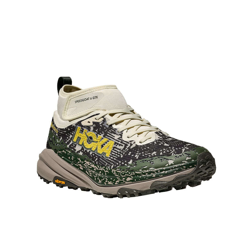 Tênis Masculino Hoka Speedgoat 6 Mid GTX Cinza | TFMall - Track&Field
