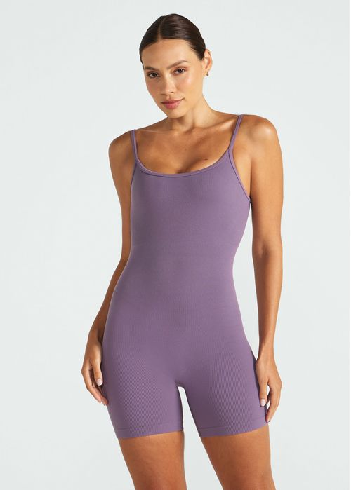 Macacão Feminino Curto Skin Ribana