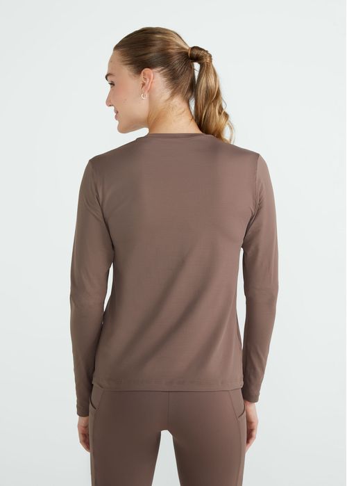 Camiseta Feminina Manga Longa Uv Mesh