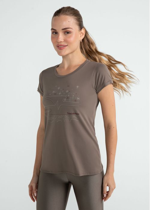 Camiseta Feminina Manga Curta Thermodry Vitral