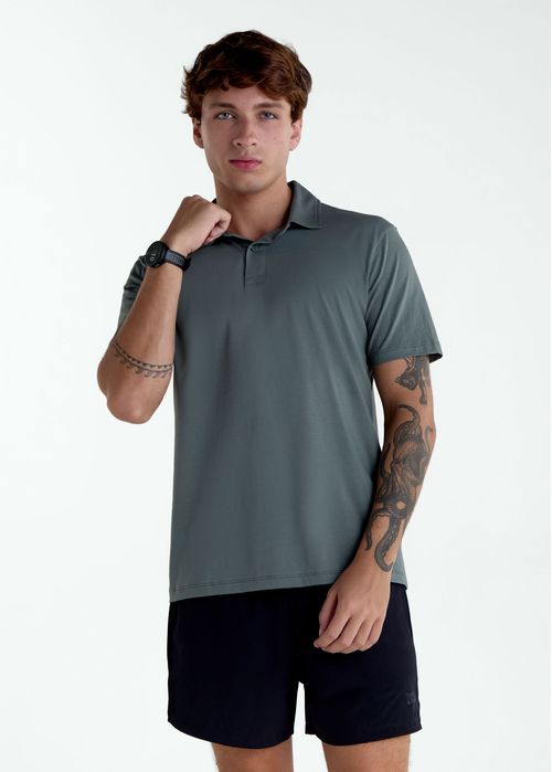 Polo Masculino Manga Curta Pima Premium