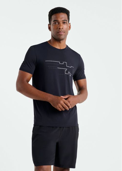 Camiseta Masculina Manga Curta Thermodry Traces