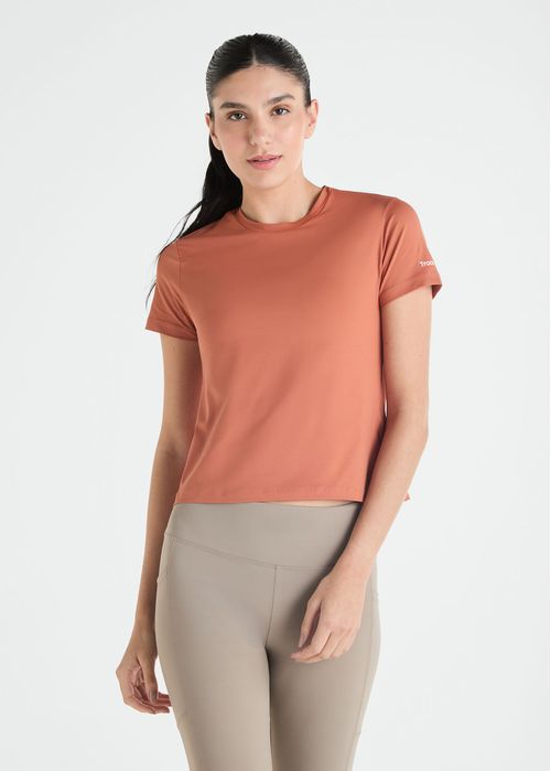 Camiseta Feminina Manga Curta Uv Mesh