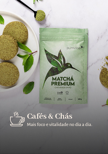 TFC Market |Banner triplo - cafes e chas - pura vida