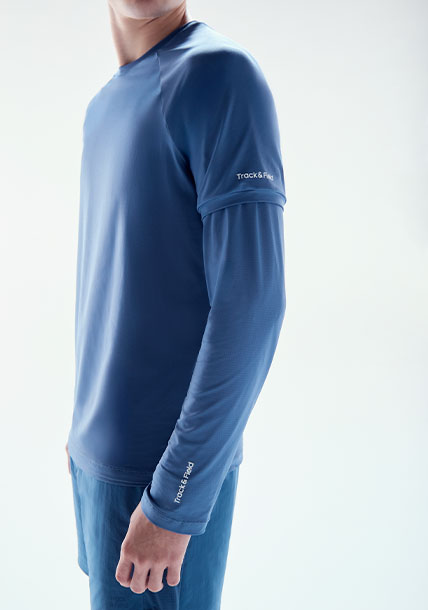 Triplo Home Masculina - Manga longa