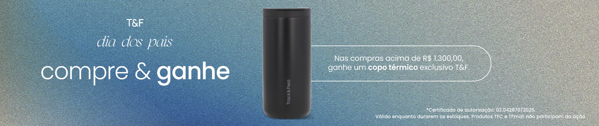 LP Dia dos Pais | Banner Rodape - Compre e Ganhe