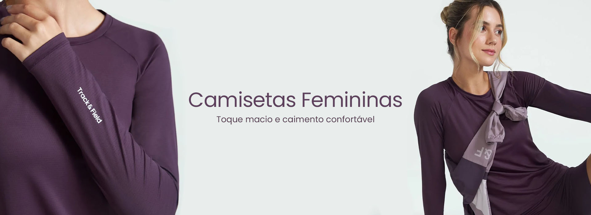 Banner Home Feminino - Camisetas Femininas